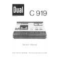 DUAL C-919 Service Manual